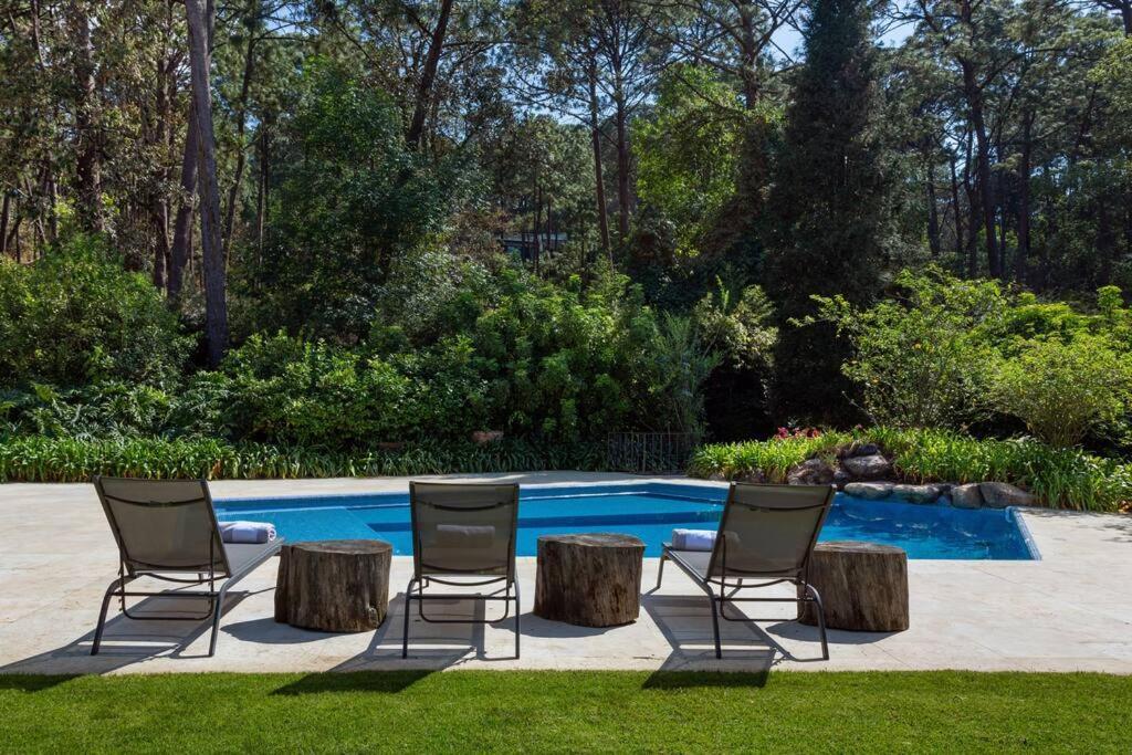 Casa Ficus, Serviced Luxury Villa With Pool&Tennis Valle de Bravo Eksteriør billede