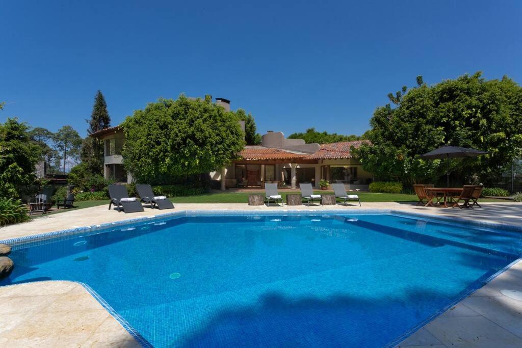 Casa Ficus, Serviced Luxury Villa With Pool&Tennis Valle de Bravo Eksteriør billede